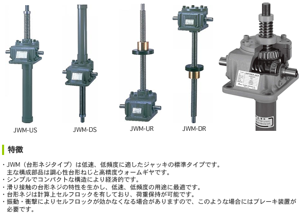 価格表 伝導機器 ジャッキ 株式会社ツバキエマソン