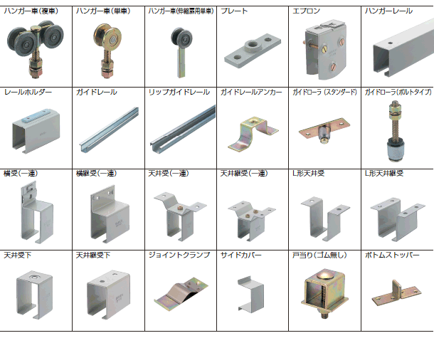 在庫一掃 ダイケン 4号ドアハンガー用横受一連 4SB