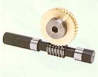 KWG・AGF軸付歯研ウォームギヤ